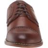 Stacy Adams Boys’ Dickinson Cap-Toe Oxford(Cognac)