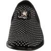 Stacy Adams Boys Swagger Studded Ornament Slip on Loafer(Black/Silver)