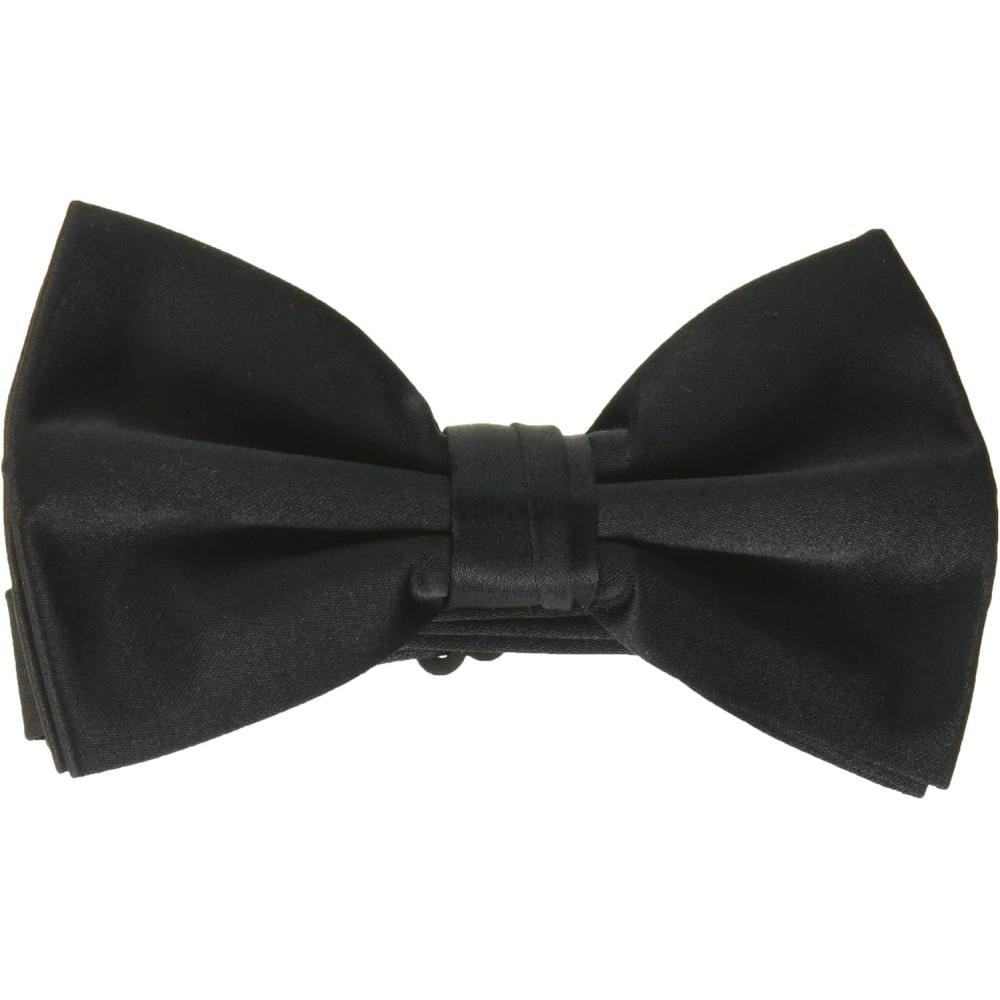 image:imageStacy Adams Mens Solid Bow TieBlack
