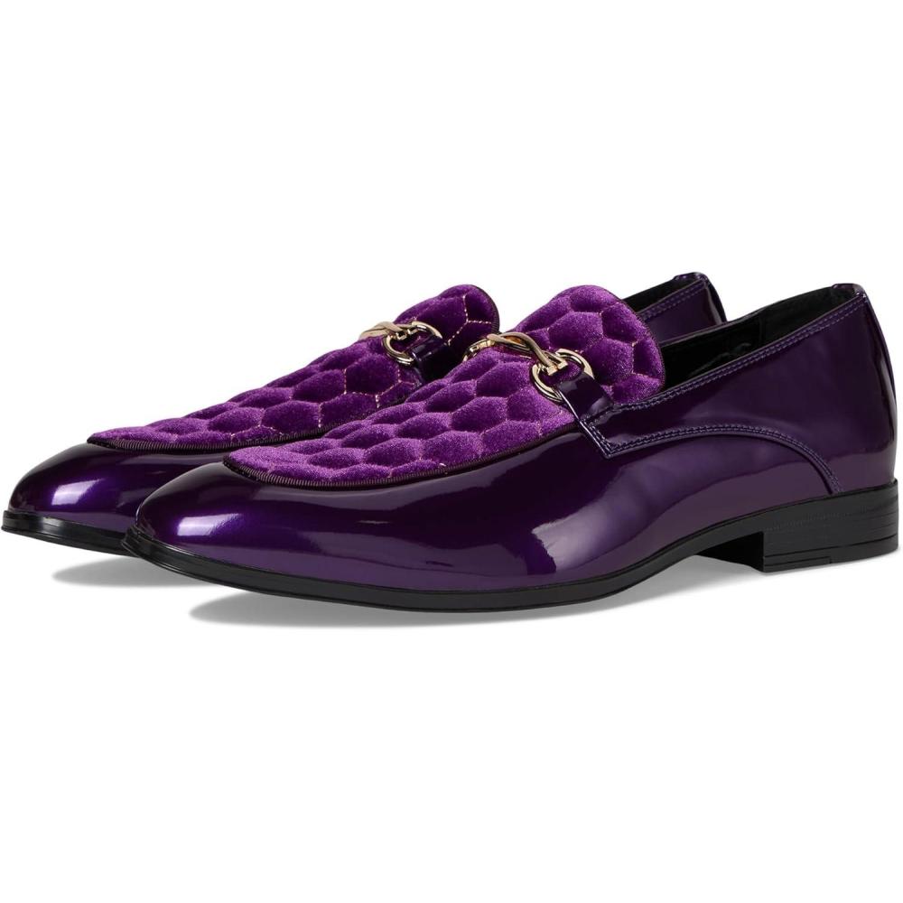 image:imageStacy Adams Mens Sprague Moc Toe Slip onPurple