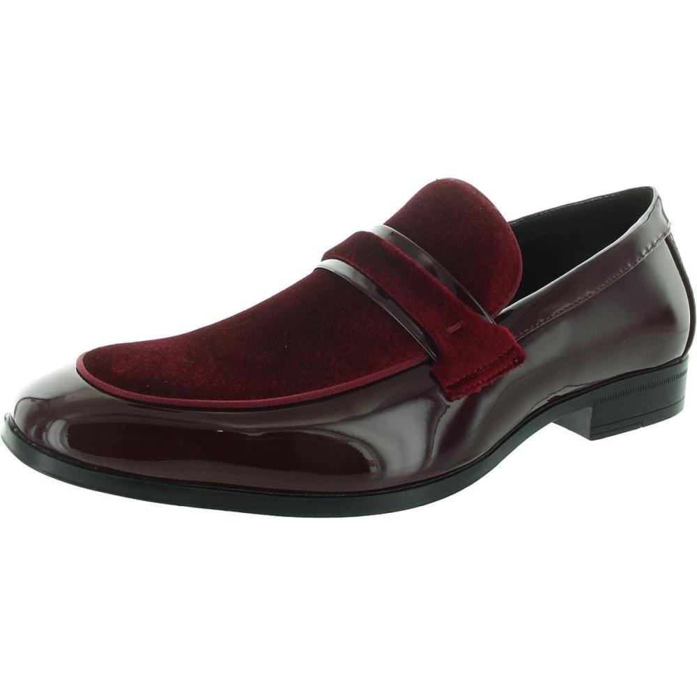 image:imageStacy Adams Mens Spratley Saddle Slip onBurgundy