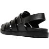 STACY ADAMS mens Montego Slingback Buckle Sandal(Black)
