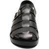 STACY ADAMS mens Montego Slingback Buckle Sandal(Black)