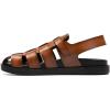 STACY ADAMS mens Montego Slingback Buckle Sandal(Cognac)
