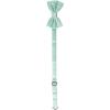 STACY ADAMS mens Satin Solid Bow TieBow Tie(Mint)
