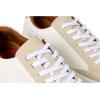 Stacy Adams Mens Dorian Lace Up Sneaker(White)