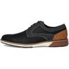 Stacy Adams Mens Phineas Plain Toe Lace Up(Black)