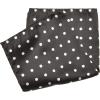 Stacy Adams Men’s Satin Dot Bow Tie Set(Black/White)