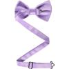 Stacy Adams Men’s Solid Bow Tie(Lilac)