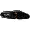 Stacy Adams Mens Sprague Moc Toe Slip on(Black)