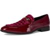 Stacy Adams Mens Sprague Moc Toe Slip on(Burgundy)