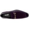 Stacy Adams Mens Sprague Moc Toe Slip on(Purple)