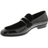 Stacy Adams Mens Spratley Saddle Slip on(Black)