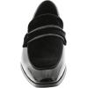 Stacy Adams Mens Spratley Saddle Slip on(Black)