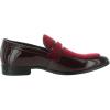 Stacy Adams Mens Spratley Saddle Slip on(Burgundy)