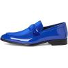 Stacy Adams Mens Spratley Saddle Slip on(Royal Blue)