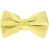 STACY ADAMS mens Satin Solid Bow TieBow Tie(Banana)