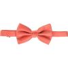 STACY ADAMS mens Satin Solid Bow TieBow Tie(Coral)