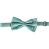 STACY ADAMS mens Satin Solid Bow TieBow Tie(Turquoise)