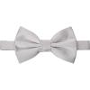 Stacy Adams Men’s Solid Bow Tie(Silver)