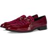 Stacy Adams Mens Sprague Moc Toe Slip on(Burgundy)