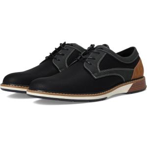 Stacy Adams Mens Phineas Plain Toe Lace Up(Black)