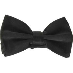 Stacy Adams Men’s Solid Bow Tie(Black)