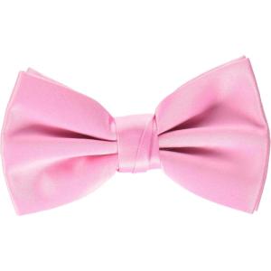 Stacy Adams Men’s Solid Bow Tie(Pink)