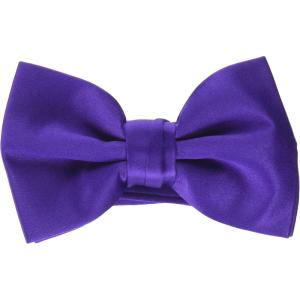 Stacy Adams Men’s Solid Bow Tie(Purple)