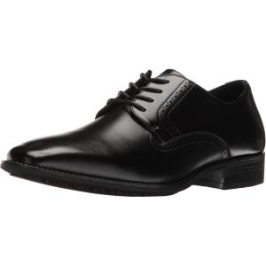 Stacy Adams mens Ardell Slip Resistant Plain Toe Oxford(Black)
