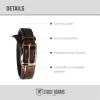 Stacy Adams Men’s Stacy Adam’s Leather Dress Belt(Ozzie Croc Black)