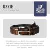 Stacy Adams Men’s Stacy Adam’s Leather Dress Belt(Ozzie Croc Blue)