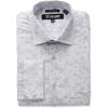 Stacy Adams Men’s Big-Tall Floral Dress Shirt(Grey)
