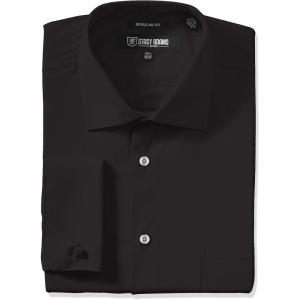 Stacy Adams Men’s Big-Tall Adjustable Collar Dress Shirt(Black)