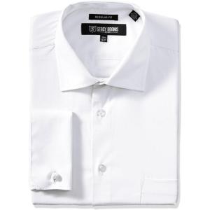 Stacy Adams Men’s Big-Tall Adjustable Collar Dress Shirt(White)