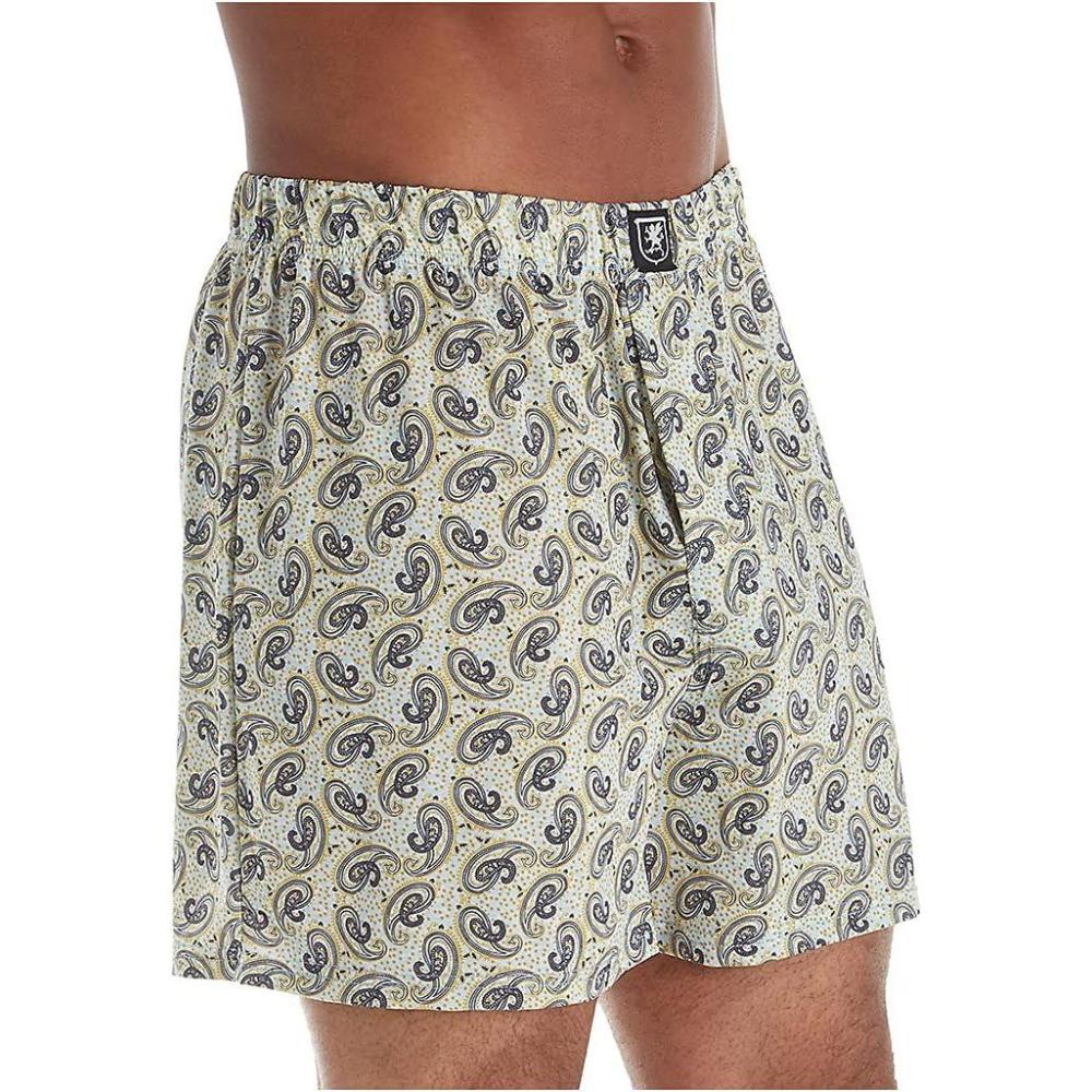 image:imageSTACY ADAMS Mens Big and Tall Boxer ShortWhiteBlue Paisley