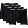 Stacy Adams Men’s 4pack Stretch Cotton Boxer Brief(Black)