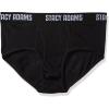 Stacy Adams Men’s Tall 4pack Cotton Brief, Big Sizes(Black)