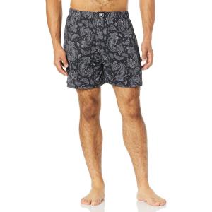 STACY ADAMS Men’s Boxer Short(Black Paisley)