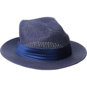 STACY ADAMS Men’s Paper Milan Pinch Front Fedora(Blue)